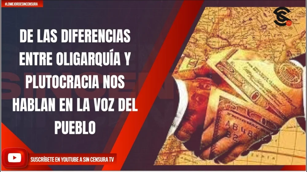 Diferencia entre oligarquía y plutocracia