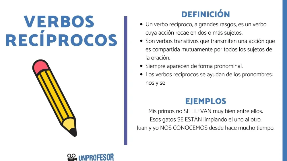 ¿Qué son los pronombres recíprocos?