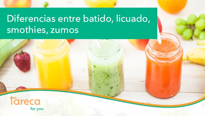 Diferencia entre batido y licuado