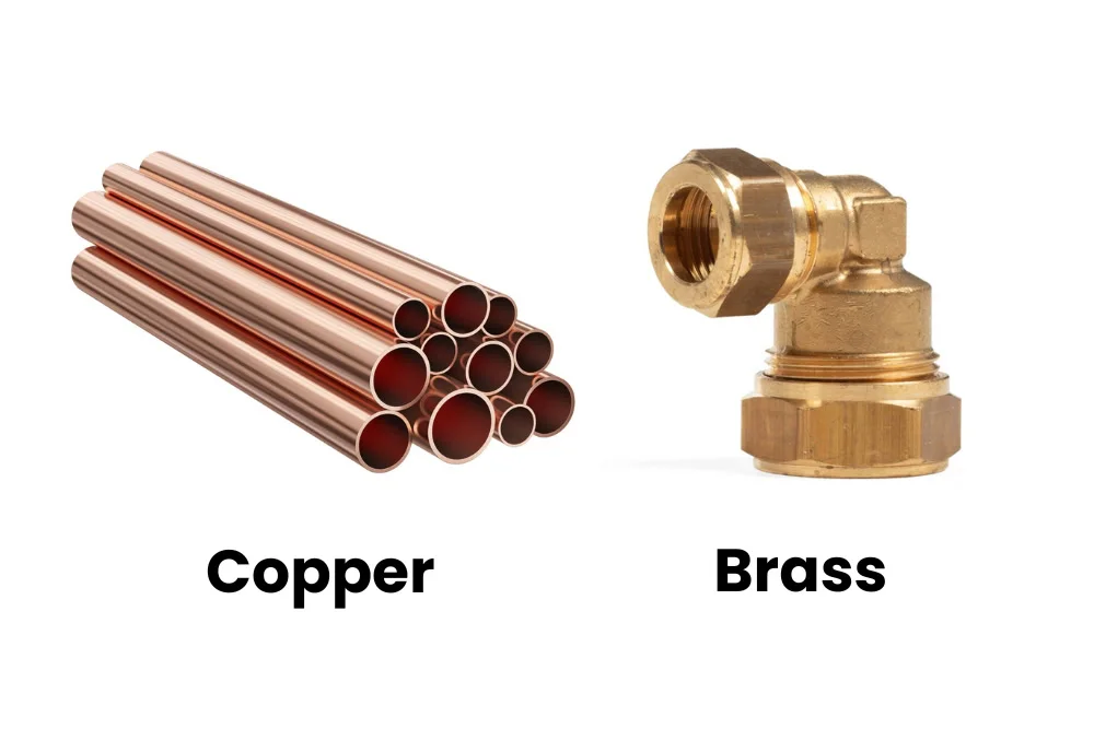 Diferencia entre cobre y latón