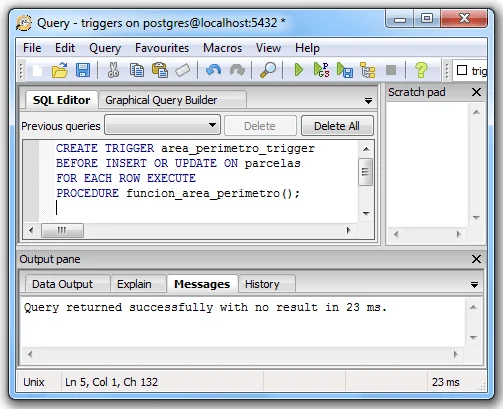 Diferencia entre el disparador antes y el disparador después en MySQL