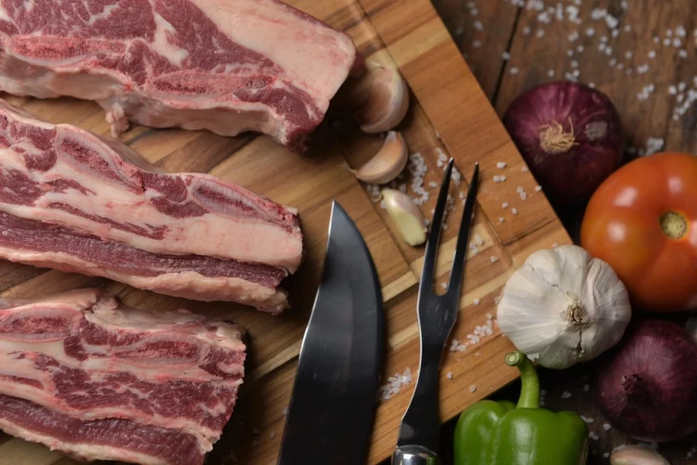 Diferencia entre la carne de cerdo y el tocino
