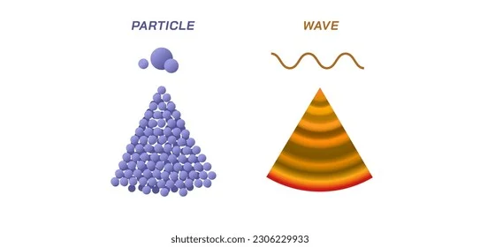 Diferencia entre la teoría de ondas y la teoría de partículas