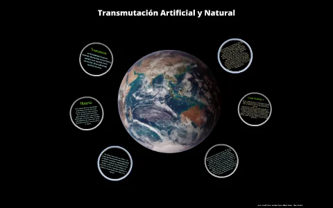 Diferencia entre la transmutación natural y la artificial
