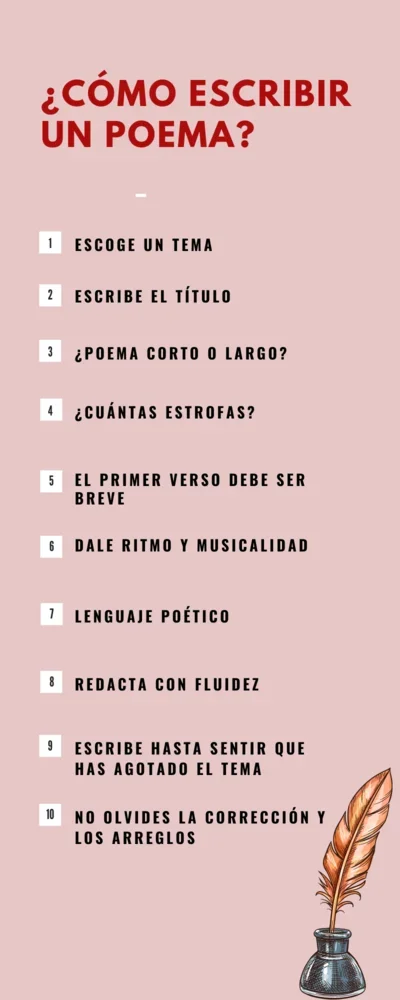 Diferentes tipos de poemas y cómo escribirlos