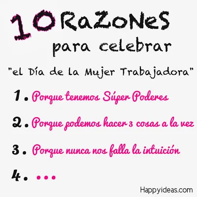 Razones para celebrar el Día Internacional de la Mujer