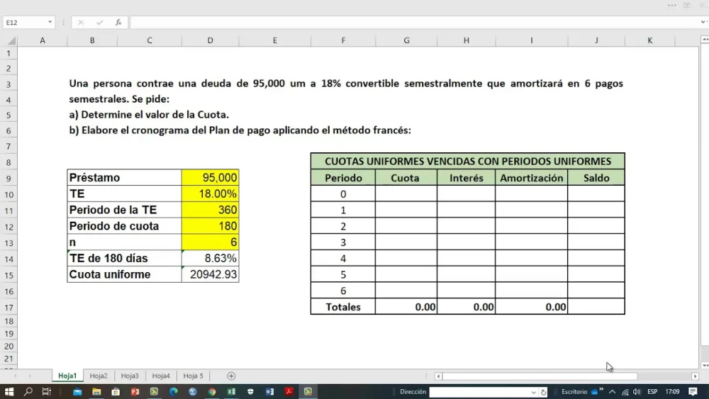 Cómo calcular el cronograma de amortización
