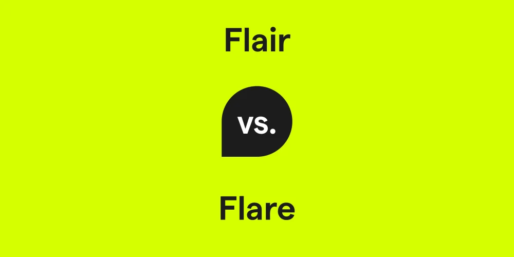 Diferencia entre Flair y Flare