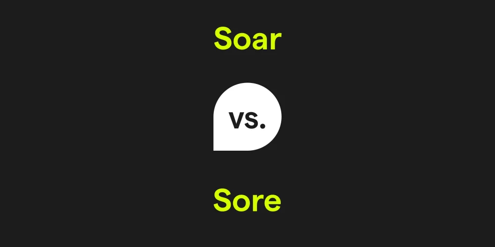 Diferencia entre Sore y Soar
