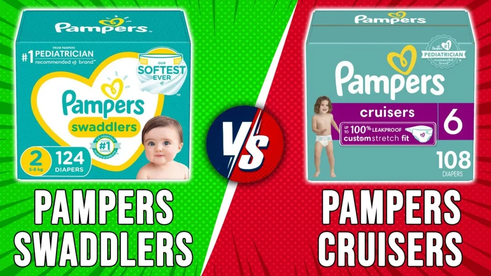 Diferencia entre Pampers Swaddlers y Cruiser