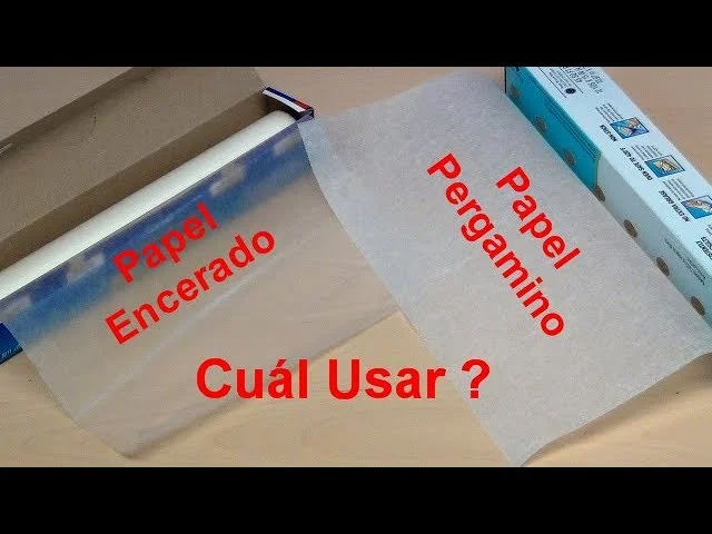 Diferencia entre papel encerado y papel pergamino