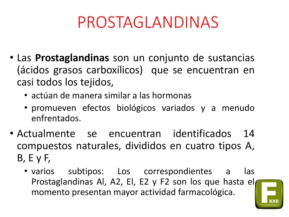 Diferencia entre las prostaglandinas y las hormonas