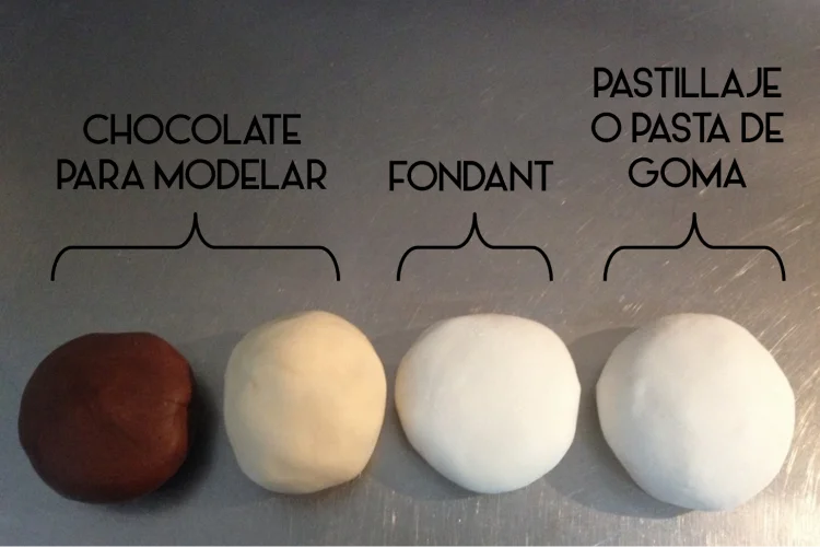 Diferencia entre pasta de goma y fondant