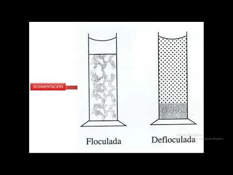 Diferencia entre suspensión floculada y desfloculada