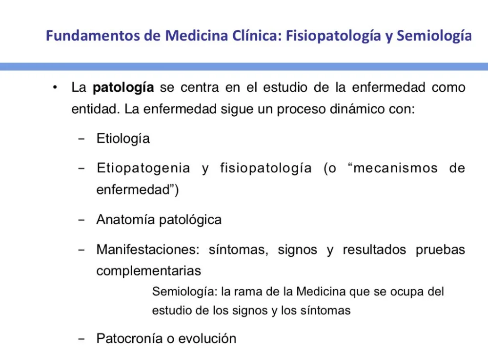 Diferencia entre patología y fisiopatología