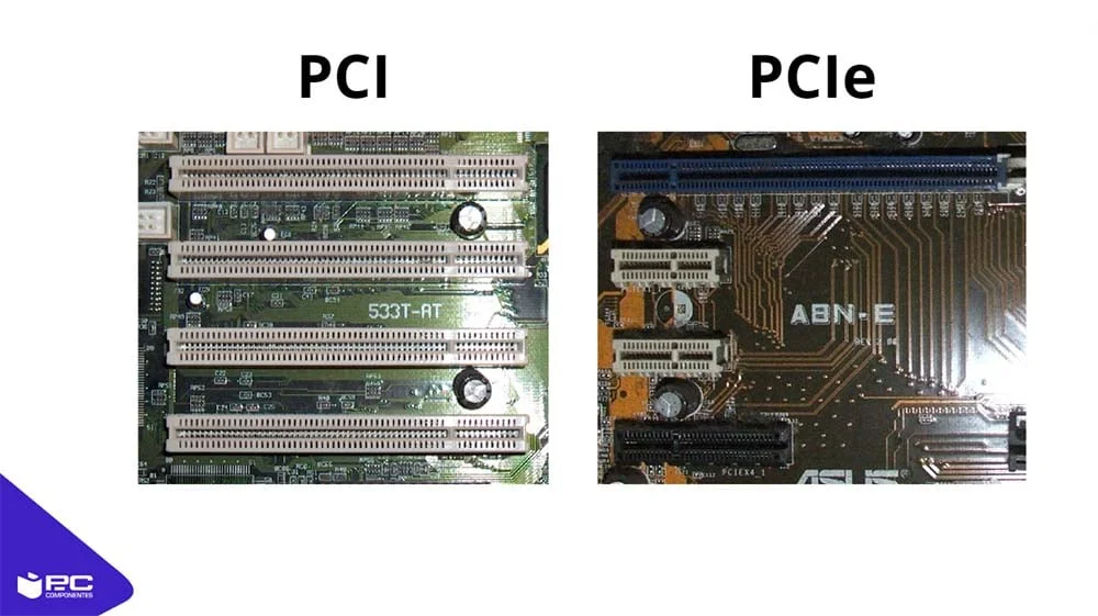Diferencia entre PCI y PCI Express
