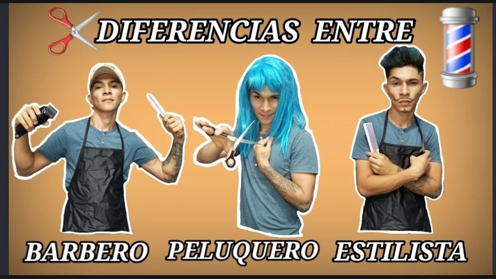 Diferencia entre peluquero y estilista