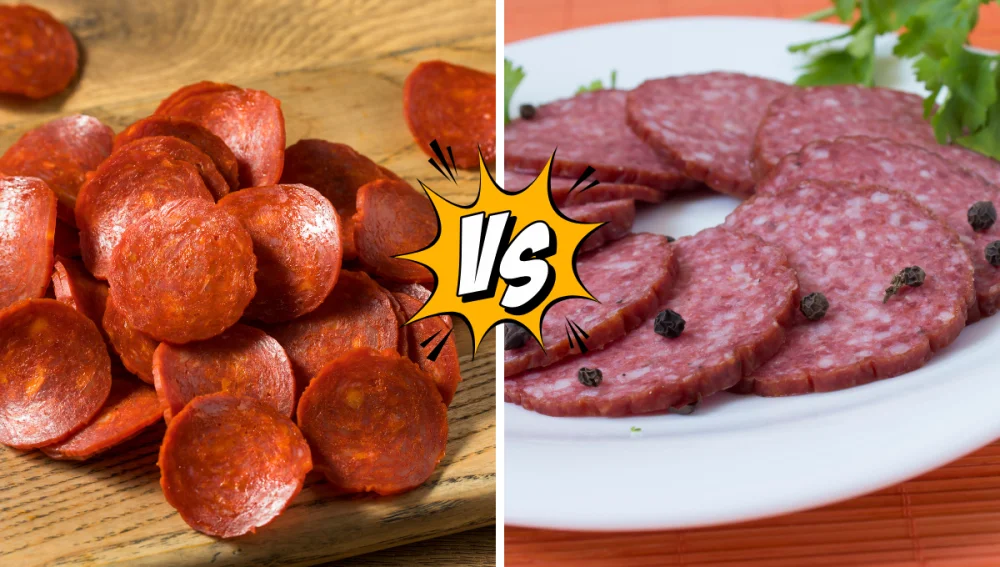 Diferencia entre pepperoni y salami