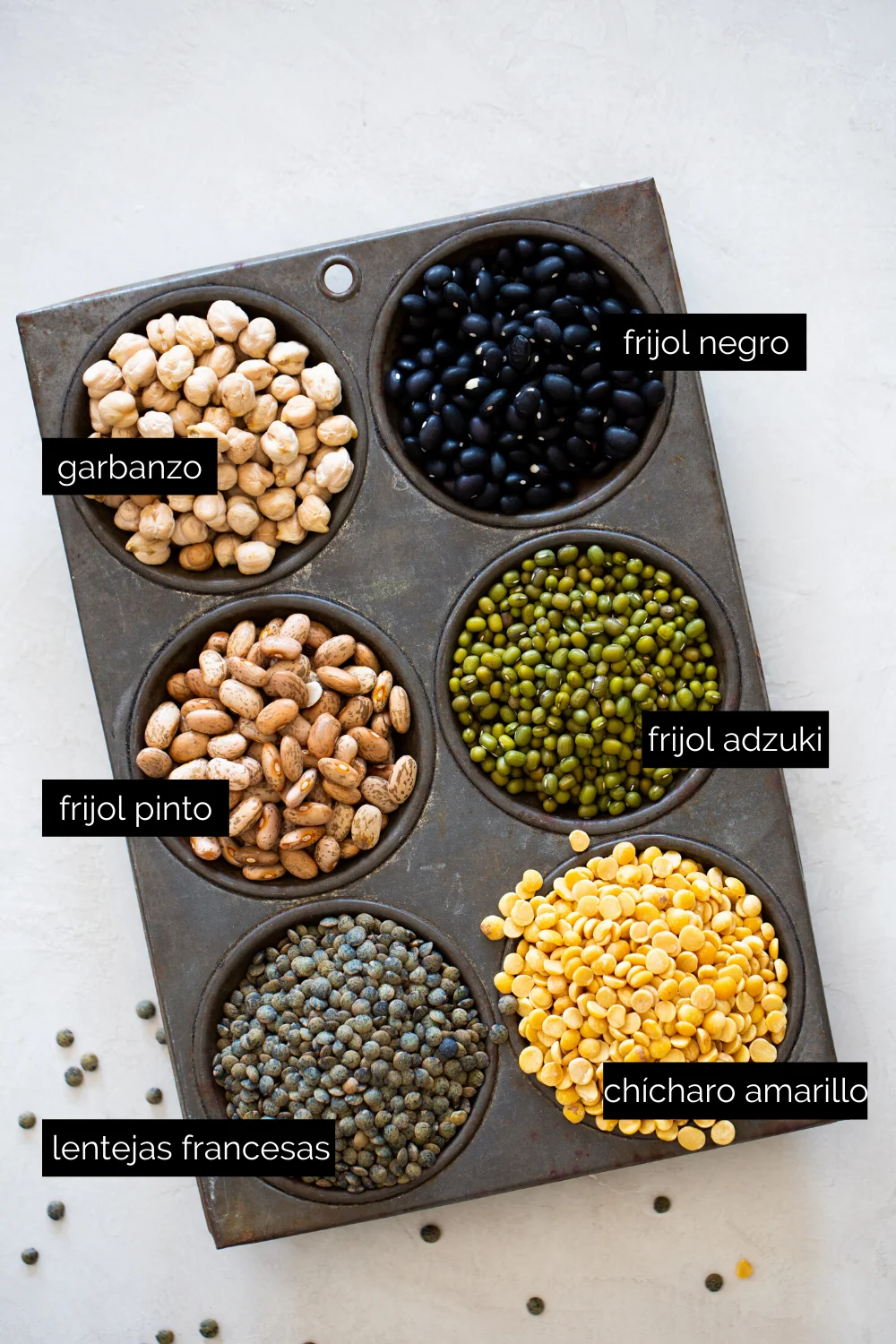 Diferencia entre lentejas y frijoles