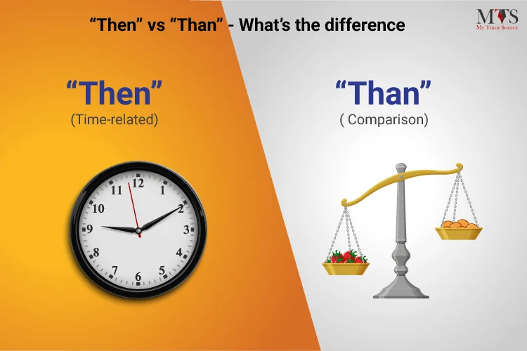Diferencia entre Then y Than