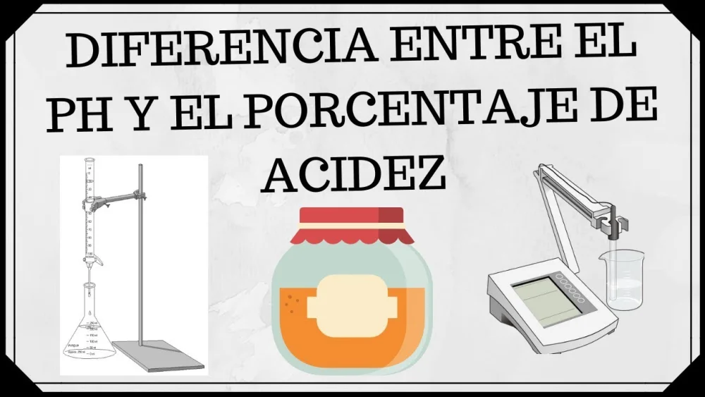 Diferencia entre pH y acidez titulable