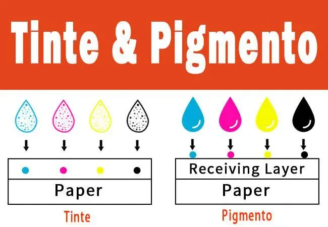 Diferencia entre tinte y pigmento