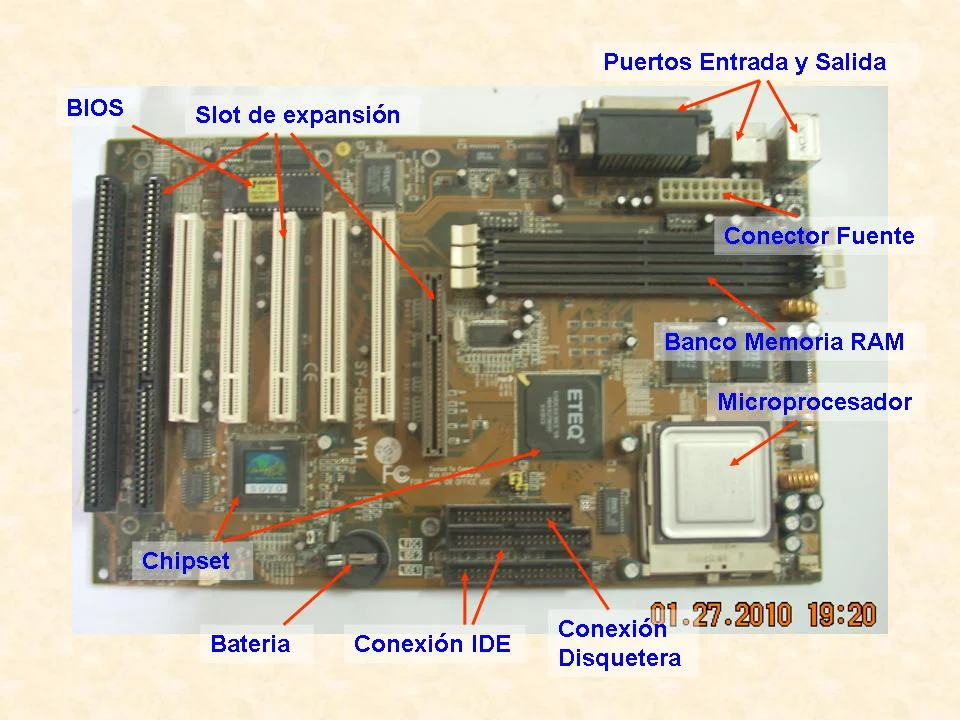 Diferencia entre placa base y procesador