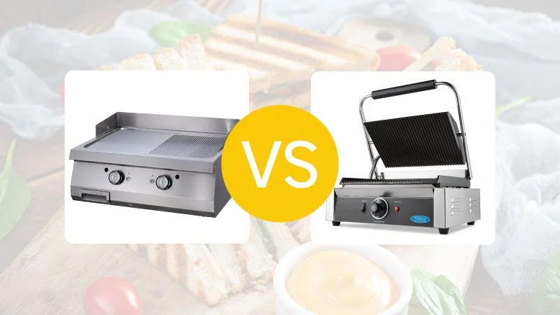 Diferencia entre plancha y parrilla