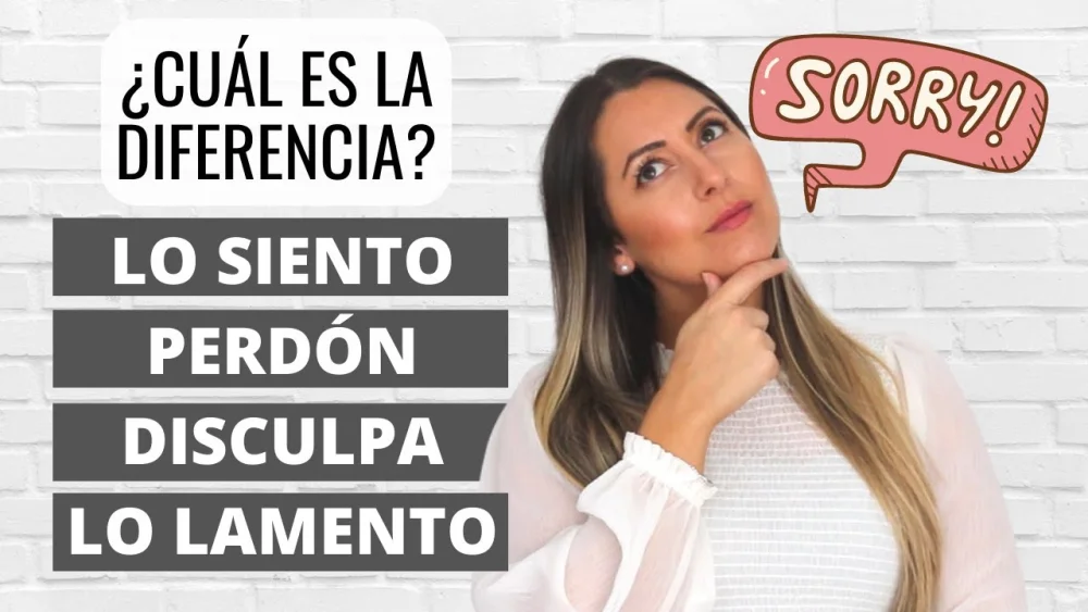 Diferencia entre lo siento y disculpa