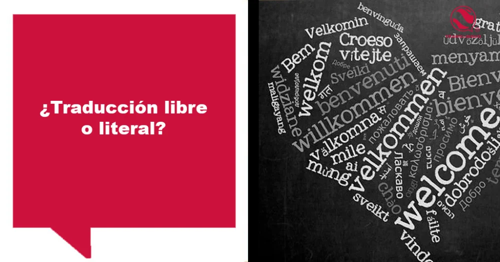 Diferencia entre traducción literal y traducción libre