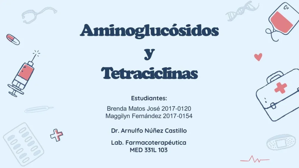 Diferencia entre los aminoglucósidos y las tetraciclinas