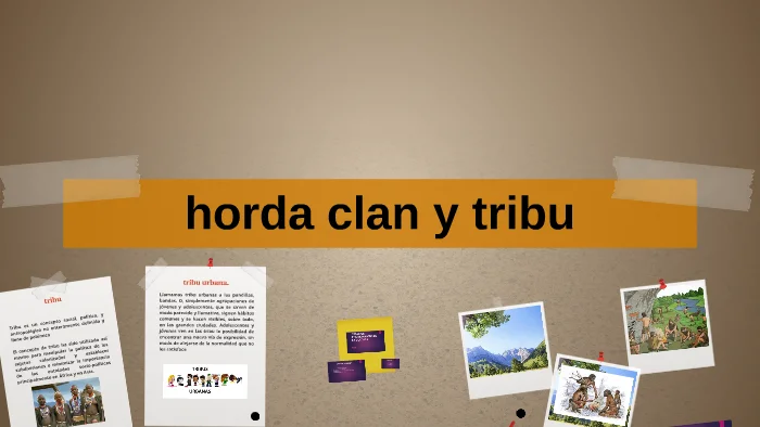 Diferencia entre tribu y clan