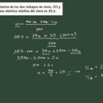 Cómo calcular la abundancia relativa de isótopos Ciencia