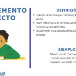 ¿Cuál es la función de un complemento objetivo?