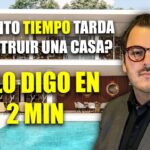 ¿Cuánto tiempo se tarda en construir una casa?