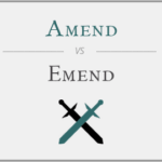 Diferencia entre Amend y Emend