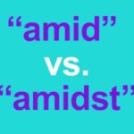 Diferencia entre Amid y Amidst