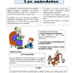 Diferencia entre anécdota y antídoto