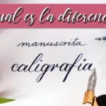 Diferencia entre caligrafía y escritura cursiva