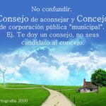 Diferencia entre consejo y aconsejar