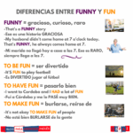 Diferencia entre divertido y gracioso