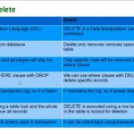 Diferencia entre Drop y Delete en SQL