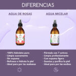 Diferencia entre el agua de rosas y el hidrosol de rosas