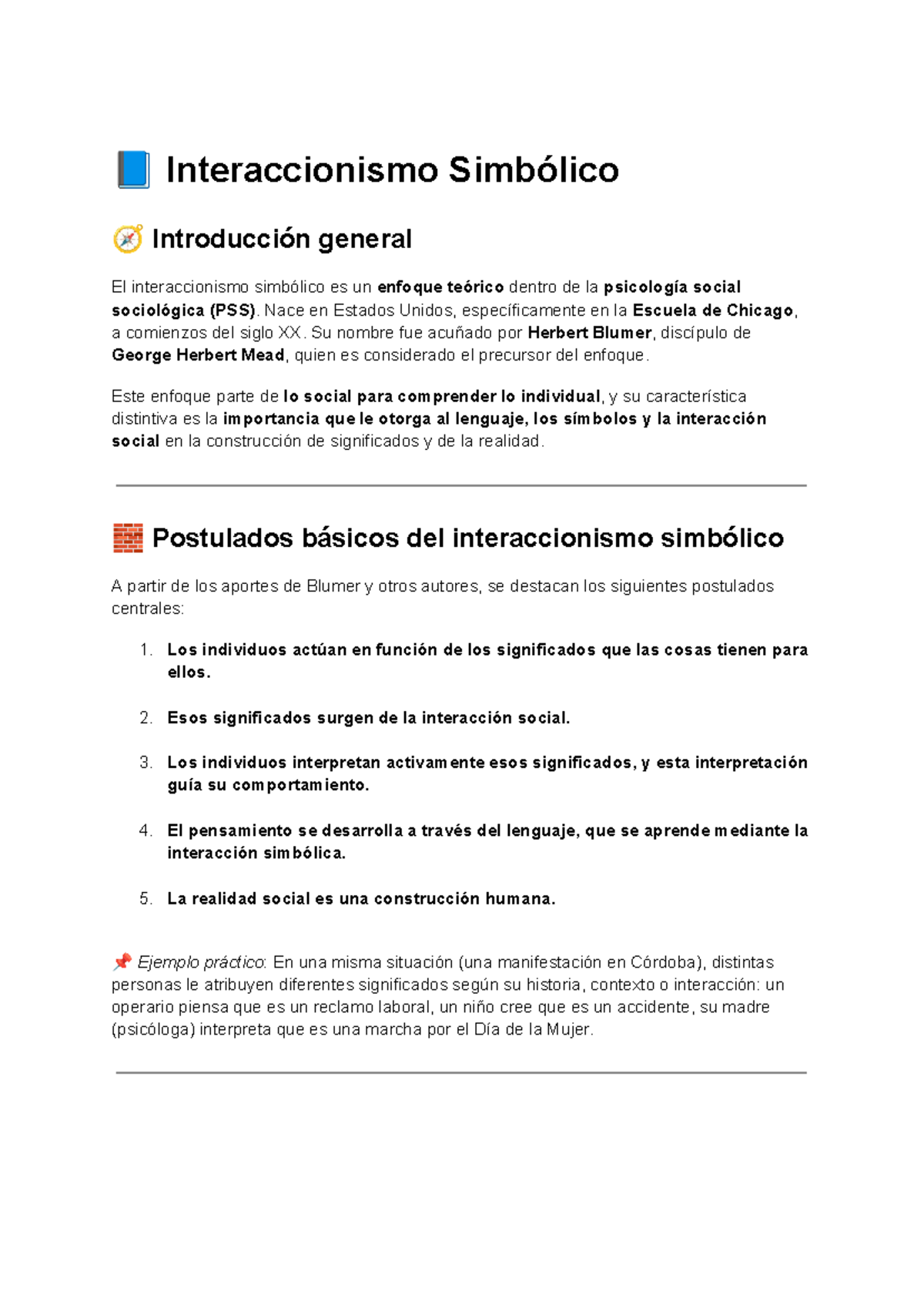 Diferencia entre el interaccionismo simbólico y el construccionismo social