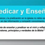 Diferencia entre enseñar y predicar