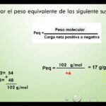 Diferencia entre equivalente en gramos y peso equivalente