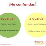 Diferencia entre esperar y aguardar