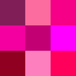 Diferencia entre fucsia y rosa fuerte