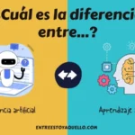 Diferencia entre IA y aprendizaje automático