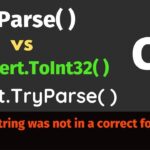 Diferencia entre int Parse y Convert ToInt32 en C#